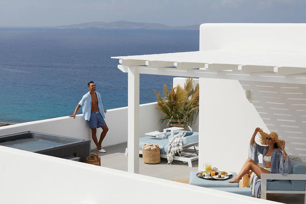 Junior Suite with Open Air Jacuzzi Panoramic Sea View - 33 m²