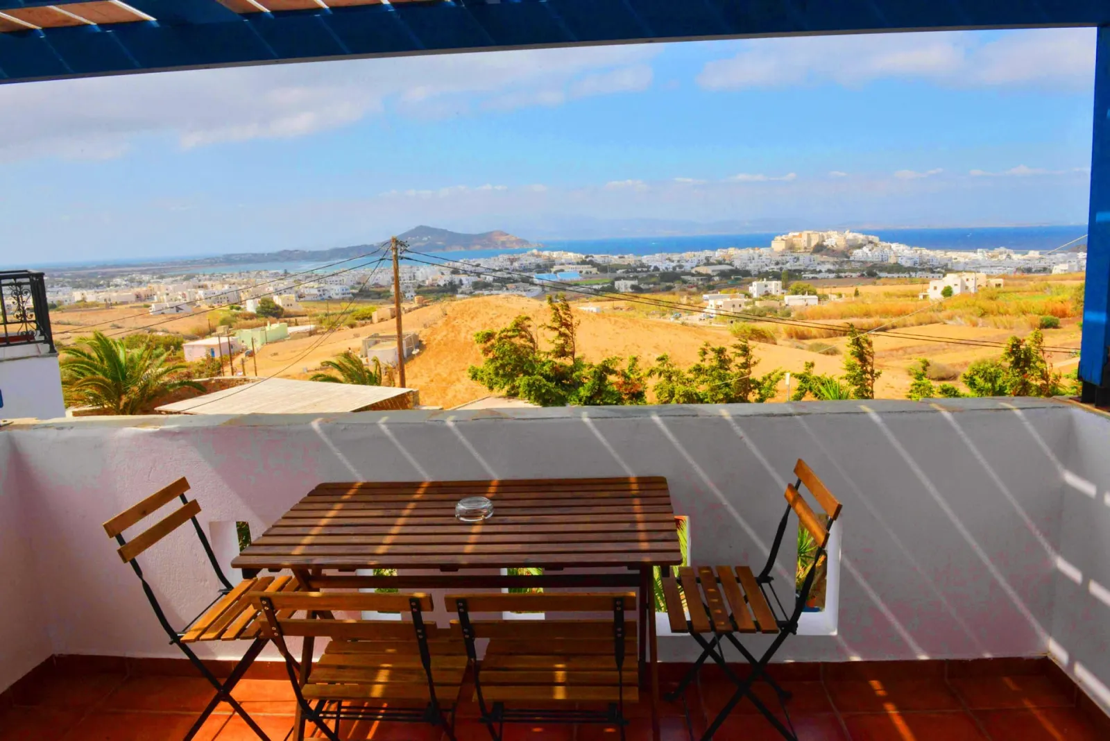 Three-Bedroom Apartment with Town and Sea View