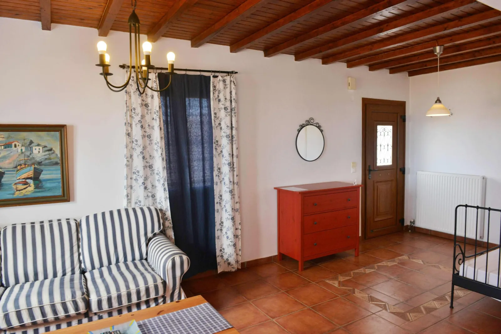 Three-Bedroom Apartment with Town and Sea View