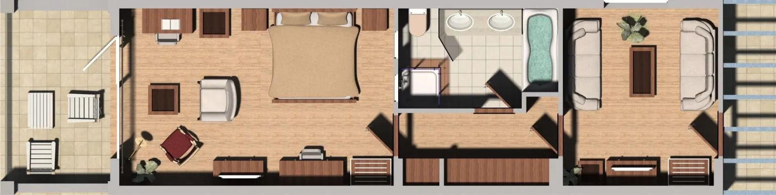Deluxe Family Suite Sea View