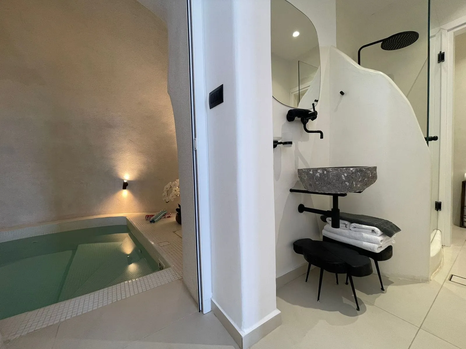 Executive Suite with heated indoor plunge pool