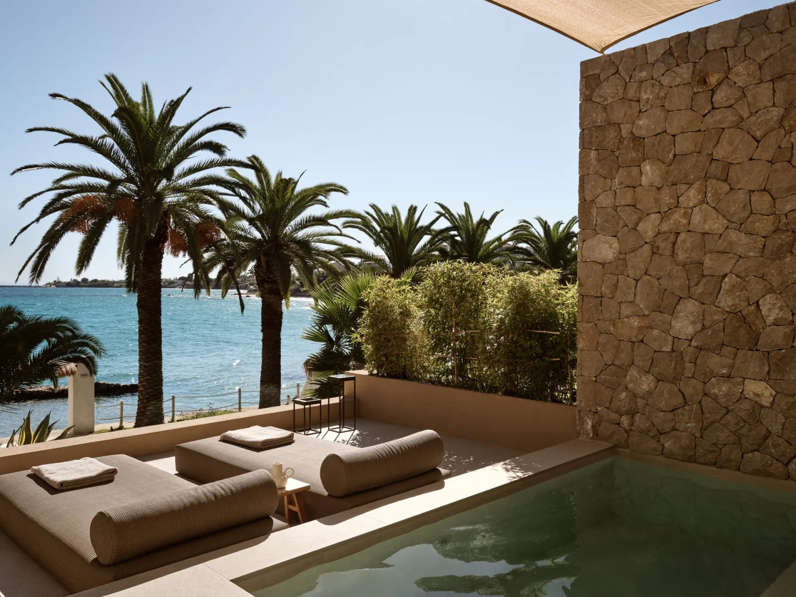 Deluxe Beachfront View Suite with Heated Mini Pool