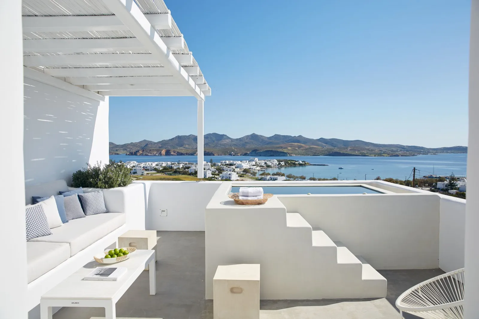 Honeymoon Suite with Outdoor Plunge Pool &  Panoramic Sea View